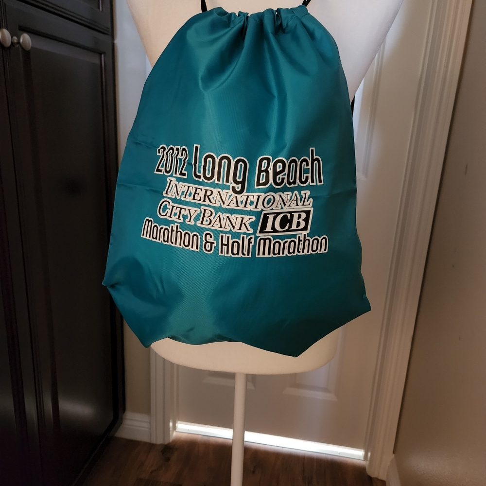 Drawstring Backpack Bulk Cinch Bag Nylon String B… - image 2